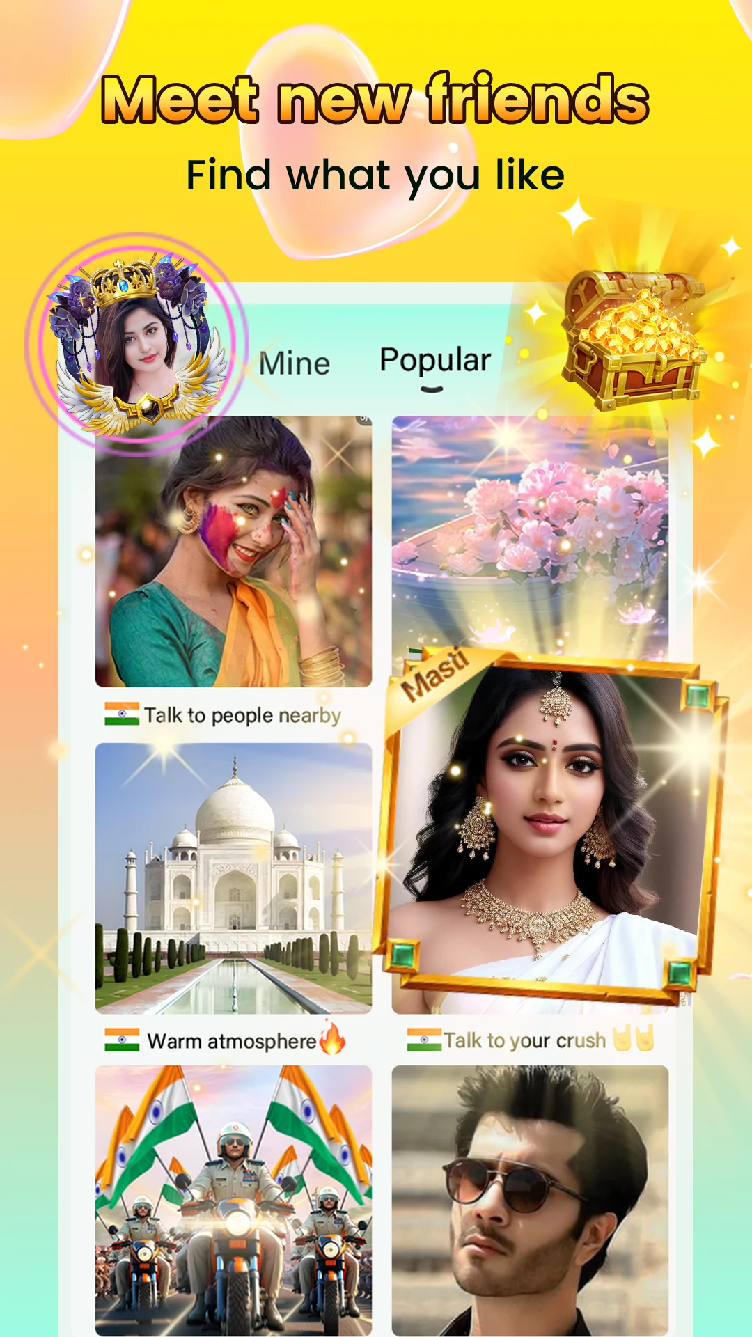 Masti-Voice Chat Party, Games screenshot